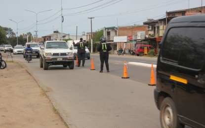 Inspectores de tránsito realizan controles de velocidad por avenida Sabin