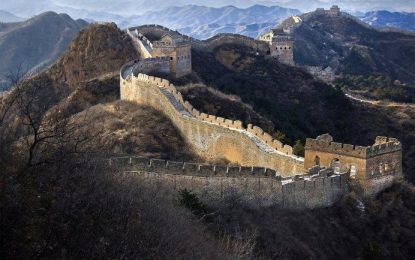 Se derrumbó una parte de la Gran Muralla China por un terremoto