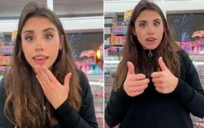 Una vendedora aprendió lenguaje de señas por un pequeño cliente y su historia se volvió viral