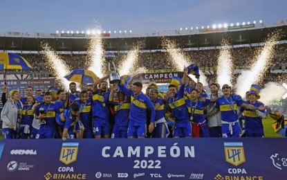 Boca goleó a Tigre y es campeón de la Copa de la Liga