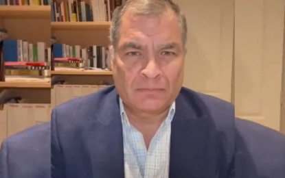 Rafael Correa sobre la invasión de Ecuador a la embajada de México: «Si esto pasaba con una embajada de Estados Unidos ya hubieran invadido el país»»