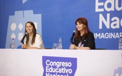 Las principales frases de Cristina Kirchner en el Congreso Educativo Nacional