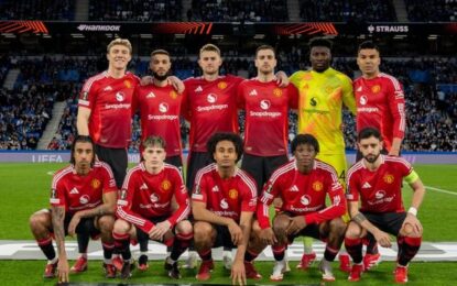 Con asistencia de Garnacho, Manchester United rescató un empate ante Real Sociedad en la Europa League
