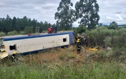 Tragedia en Misiones: siete personas murieron al volcar el micro en el que viajaban