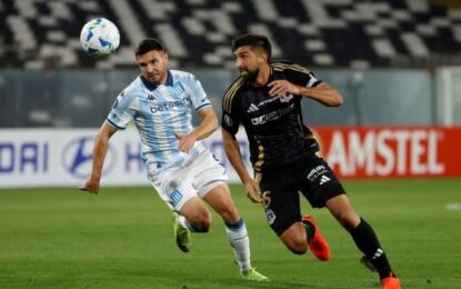 Racing rescató un empate agónico ante Colo Colo en Chile por la Copa Libertadores