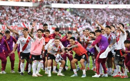 «Un minuto de silencio…»: el festejo de los jugadores de River tras el triunfo en el Superclásico ante Boca