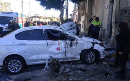 Impresionante ,en Lomas de Zamora: atropelló y mató a una ciclista, y el auto salió volando