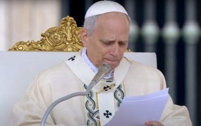 Así fue la entronización del papa León XIV