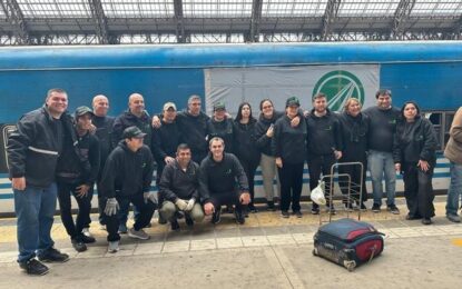 El Tren Solidario ya reparte donaciones en Campana tras el fatal temporal