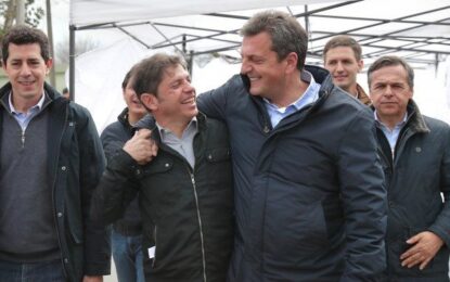 Cumbre del peronismo: Axel Kicillof, Máximo Kirchner y Sergio Massa se reunieron en La Plata