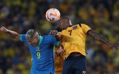 Ecuador y Brasil empataron sin goles en el debut de Carlo Ancelotti por las Eliminatorias