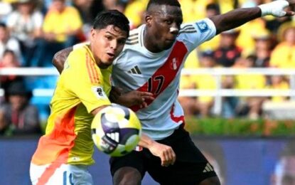 Colombia y Perú igualaron sin goles en Barranquilla por las Eliminatorias