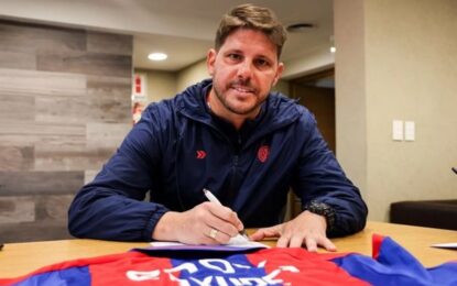 Damián Ayude fue presentado como nuevo entrenador de San Lorenzo