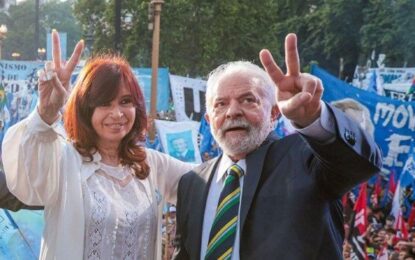Lula da Silva habló con Cristina Kirchner: «Que se mantenga fuerte en estos momentos difíciles»