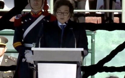 Javier Milei destacó el aumento del gasto en Defensa durante el acto por el Día de la Bandera: «Nueva Argentina»
