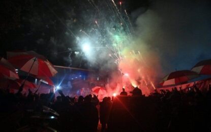 River partió hacia Estados Unidos para el Mundial de Clubes, en medio de un imponente banderazo