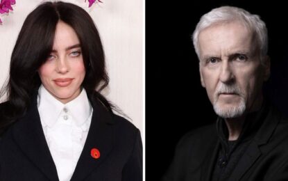 Cruce de estrellas: Billie Eilish y James Cameron, el director de «Avatar», trabajan juntos en una filmación en 3D