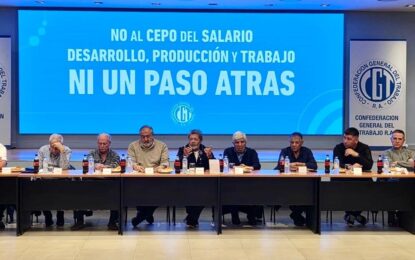 Con bronca por quedar fuera de las listas del PJ, la CGT retoma la ofensiva gremial y anuncia una marcha para el Día de San Cayetano