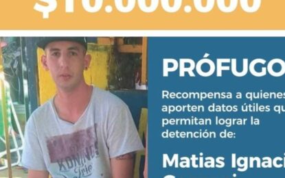 Ofrecen 10 millones de pesos de recompensa por Matías Gazzani, el capo narco rosarino más buscado