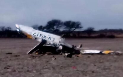 El intendente de un pueblo de Córdoba se mató al caer con su avioneta en un campo de San Luis
