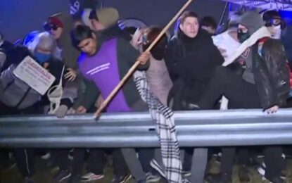 Gendarmería reprimió a trabajadores de Georgalos en Panamericana: hay al menos ocho heridos