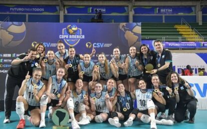 Histórico: Las Panteras, campeonas de la Copa América de Vóley Femenino tras vencer a Brasil