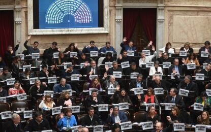El peronismo ataca ahora en el Senado