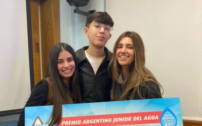 Argentina va por «el Nobel del agua»: tres jóvenes representarán al país en Suecia con su innovador proyecto