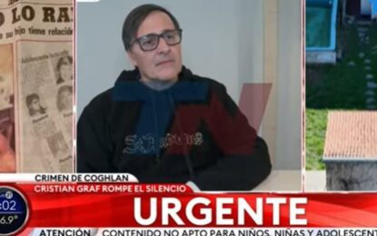 Habló Cristian Graf, el hombre de la casa del horror en Coghlan: «Nadie de la familia fue, cómo pasó no sé»