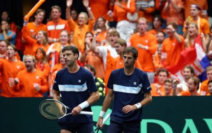 Copa Davis: el dobles de Zeballos y Molteni ganó y Argentina sacó pasaje para el Final 8 en Bolonia tras una serie perfecta contra Países Bajos