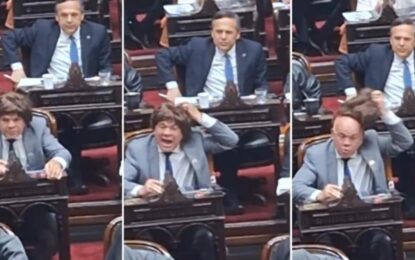 El diputado peronista Aldo Leiva se puso peluca para votar contra los vetos de Javier Milei