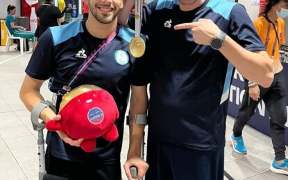 Iñaki Basiloff lo hizo de nuevo: se consagró campeón del Mundial de para-natación en Singapur en una carrera fantástica