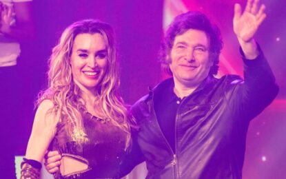 Un sorprendente flyer anuncia la presencia de Javier Milei en el show de Fátima Florez en Las Vegas