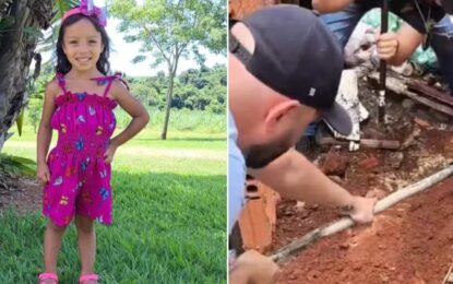 Horror en Brasil: una madre asesinó a su hija de 5 años con la ayuda de su novio y la enterraron en el patio de su casa