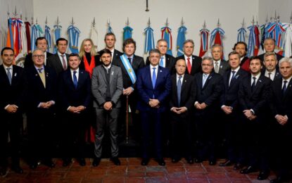 Uno por uno, los 20 gobernadores que se encuentran con Javier Milei en la Casa Rosada