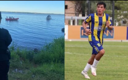 Tragedia en Misiones: murió ahogado en el río Paraná un joven futbolista que iba a sumarse a Vélez