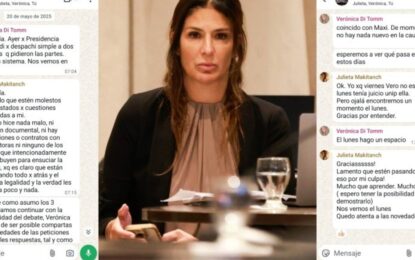 «Me arrepiento infinito»: la saga de chats de Julieta Makintach con los otros jueces tras el escándalo en el juicio de Maradona