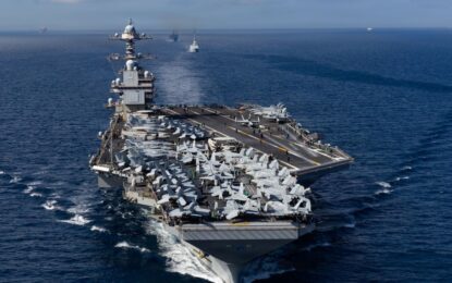 Un coloso letal en el Caribe: cómo es el portaaviones USS Gerald R. Ford