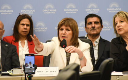 Bullrich trató de «institución retrógrada» a la AFA y dijo que desde el Senado investigará su transparencia