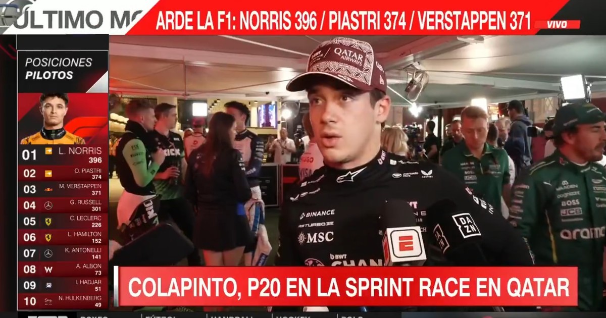 franco-colapinto-mostro-toda-su-frustracion-con-el-alpine-tras-quedar-ultimo-en-la-sprint-de-qatar:-«el-auto-no-va»