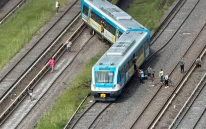 Descarriló una formación del tren Sarmiento en Liniers: hay demoras en el servicio