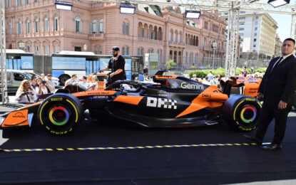 El McLaren campeón de la Fórmula 1 llegó a Buenos Aires e irá a Mar del Plata: cómo y dónde ver la réplica del auto de Lando Norris