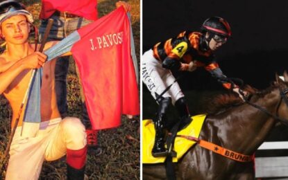 Un prometedor jockey de 16 años murió tras salir disparado de su caballo en la recta final de una carrera