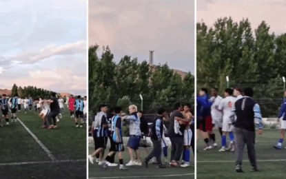 Una salvaje pelea se desató durante un partido juvenil en Comodoro Rivadavia