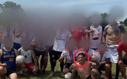 Estaba prófugo por un robo millonario y cayó jugando al fútbol: lo descubrieron por la camiseta de su equipo