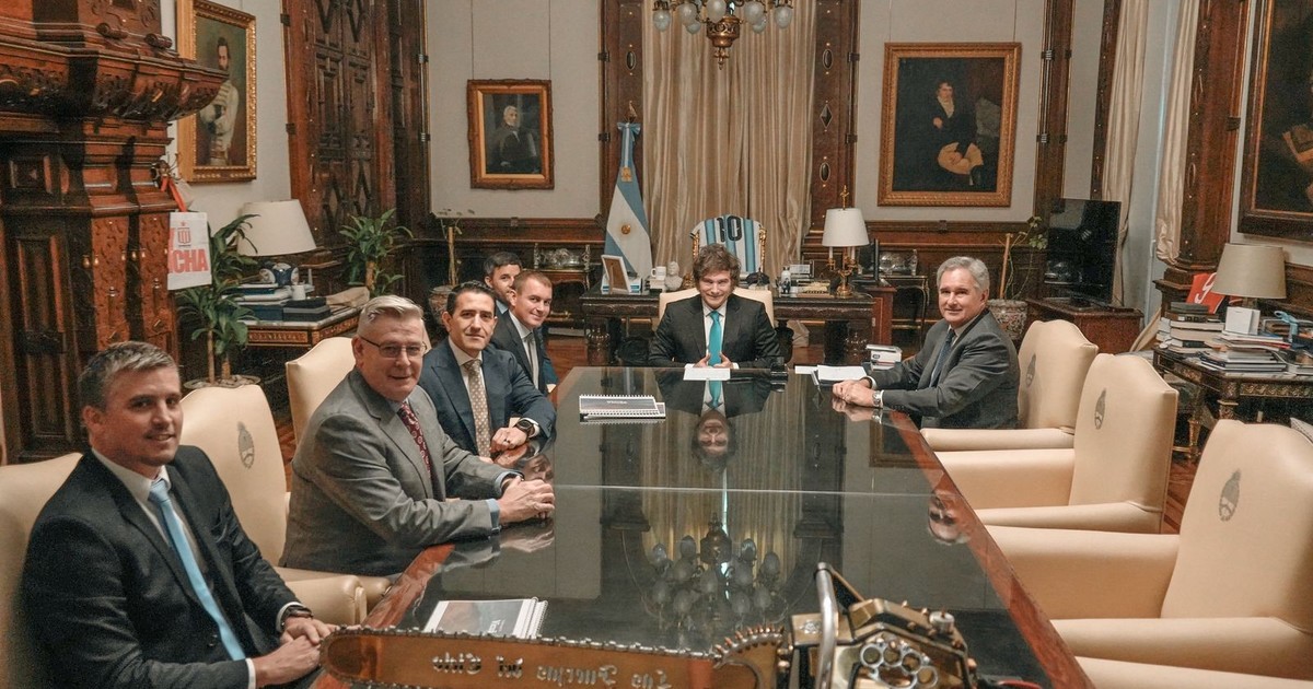 milei-recibio-a-dos-de-las-mineras-mas-grande-del-mundo,-que-piden-rigi-y-salen-de-compras-en-san-juan