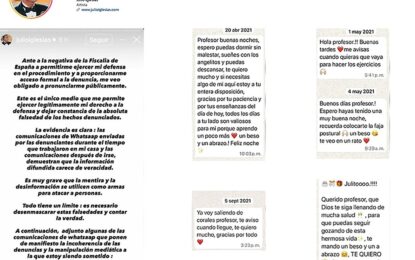 Julio Iglesias reveló charlas de WhatsApp con las mujeres que lo denunciaron por agresión sexual: «Todos los días a tu lado son valiosos»