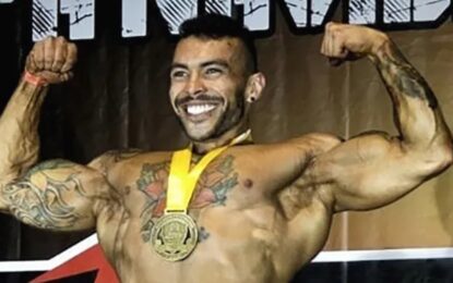 El fisicoculturista Juan Sebastián Anzola murió a los 22 años: se desplomó mientras entrenaba en el gimnasio