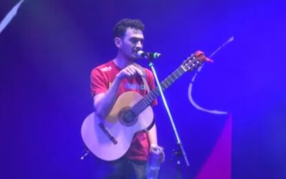 «Somos una provincia montonera y peronista»: un cantante de folklore protestó contra la presencia de Victoria Villarruel en un festival de La Rioja