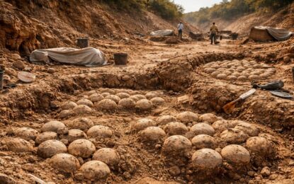 En perfecto estado: descubren más de 30 huevos de dinosaurios de 72 millones en España